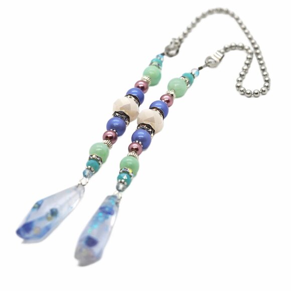 Blue Mermaid Ceiling Fan Pulls - Picture 1 of 5